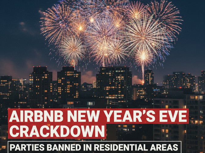 Airbnb Cracks Down on New Year's Eve Parties